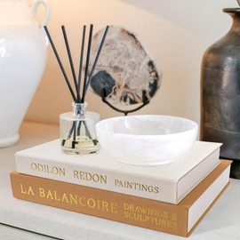 Aesthetic Decorative Books - Ideal for Coffee Table, Bookshelf & Mantle Decor - Set of 2 Linen Fake Book Boxes for Modern Home Decoration - Photo & Keepsake Storage, Brown