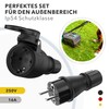 Schuko Plug & Coupling Set - Robust IP54 230 V
