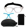 SAWUTPV Football Basketball Glasses for Outdoor Anti-Fog Protective Glasses Sports