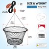 QualyQualy 30" Crab Ring Trap Bait with Fishing Buoy Marker