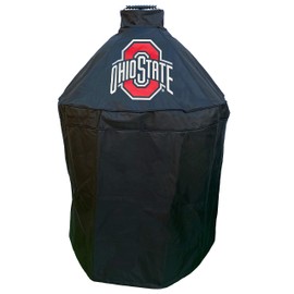 Holland Bar Stool Co. Ohio State Grill Cover para Big Green Egg, Kamado Grill Cover, Big Green Egg Accesorios, Collegiate Grill Covers, Ohio State Grill Accesorios, Kamado Cover Durable Grill Cover