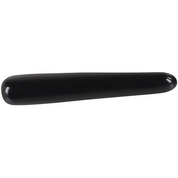 Black Obsidian Smooth Long Volcanic Glass Massage Wand 4 Inch