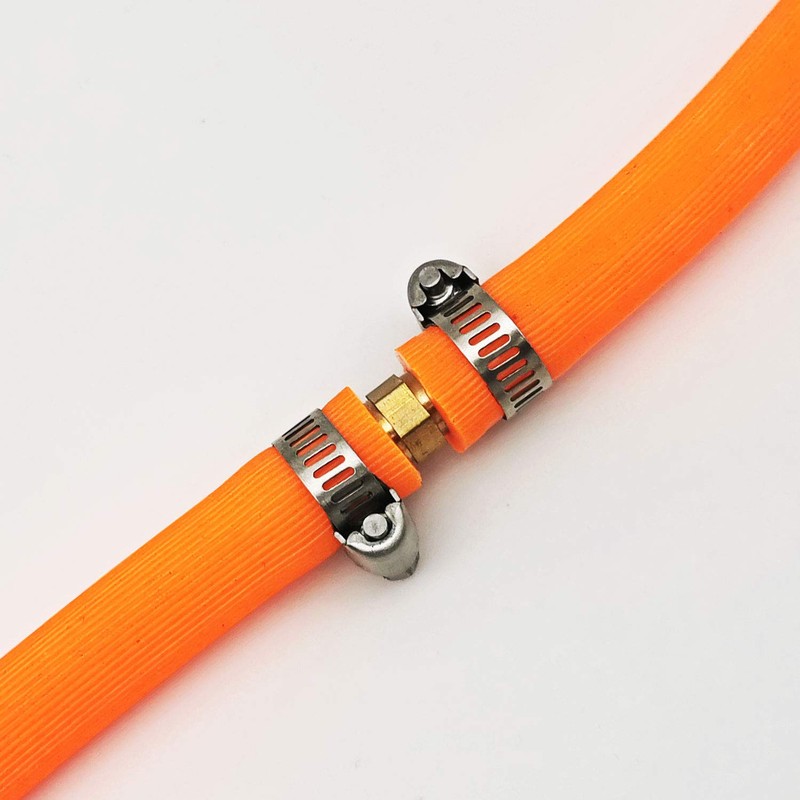 Da by 3 pcs 3/8"(10mm) Barb Splicer Mender Hose Brass