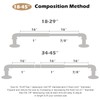 OLV 2 Pack Gold Industrial Curtain Rods for Windows 28