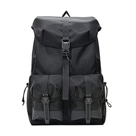 ADITAM Bolsas Deportivas Mochila de Gran Capacidad Mochila de Estudiante de Calle multibolsillo Negra para la Escuela Double The Comfort              