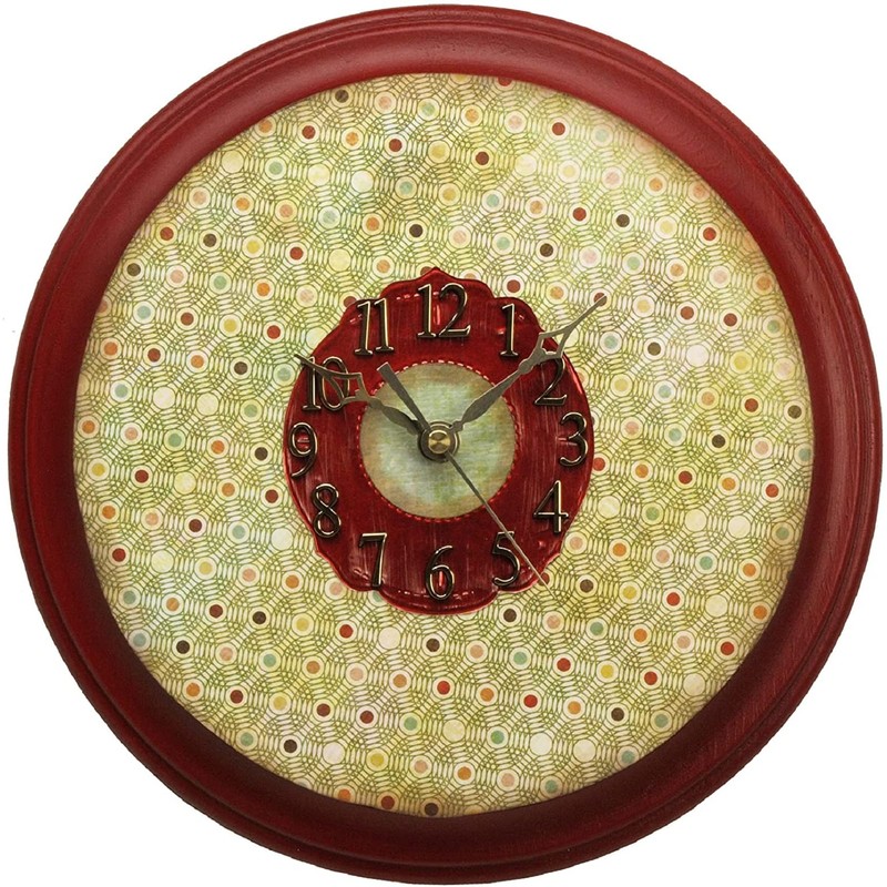 Walnut Hollow Pine Wood Clock Face-11-inch Round