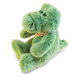 DolliBu Plush Alligator Stuffed Animal - Soft Plush Huggable Green Alligator, Adorable Playtime Gator Plush Toy, Cute Wild Life Cuddle Gift for Kids & Adults - 8 Inch