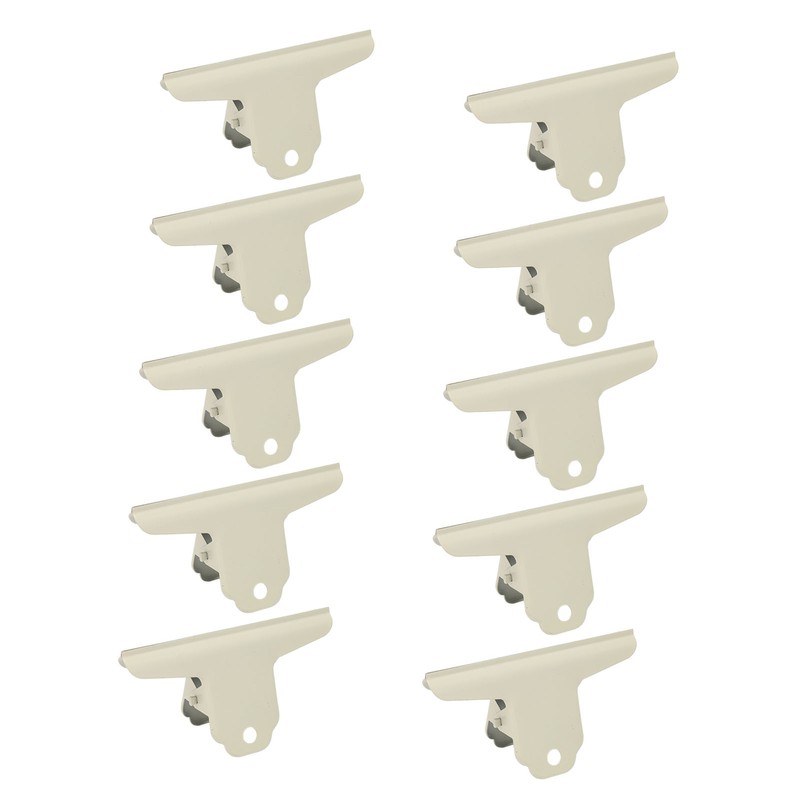10Pcs Hinge Clips Large Metal Hinge Binder Clips for Paper