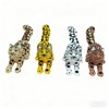 QINGMIAO 8.3 Inch 3D Printed Animals Snow Leopard Realistic, 3D