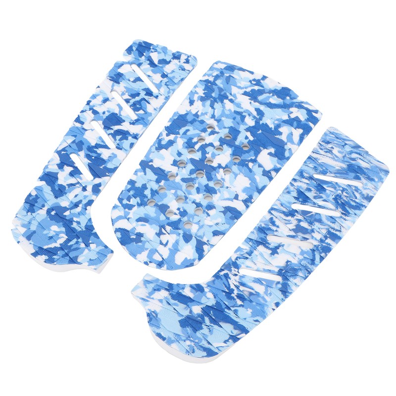 3pcs EVA Surfboard Deck Traction Pad Non Slip Grip Double