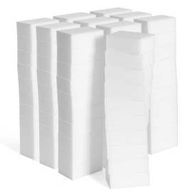 (50 Pack 3.9"x2.3"x0.8") Melamine Sponges Magic Cleaning Sponges in Bulk Eraser Sponges for Kitchen Bathroom Cleaning Supplies for Stains and Dirt