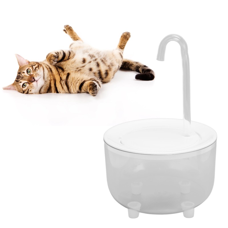 Cat Water Fountain Smart Automatic Super Silent Faucet Shaped Cat