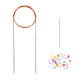 Knitting Needles Circular 40 inch (100cm) Stainless Steel Round Knitting Needles Size US 4 (3.5mm)