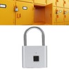 Fingerprint Padlock Zinc Alloy Smart Office Home Cabinet Door Dormitory