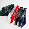 Hiking Scarf Paisley Bandana Hiking Handkerchief Scarf green/ONE 5ea