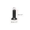 uxcell M2.5 x 8mm Phillips Screw Fastener Black for Laptop