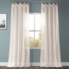 HPD Half Price Drapes SHCH-SS071611-84 Solid Faux Linen Sheer Curtain