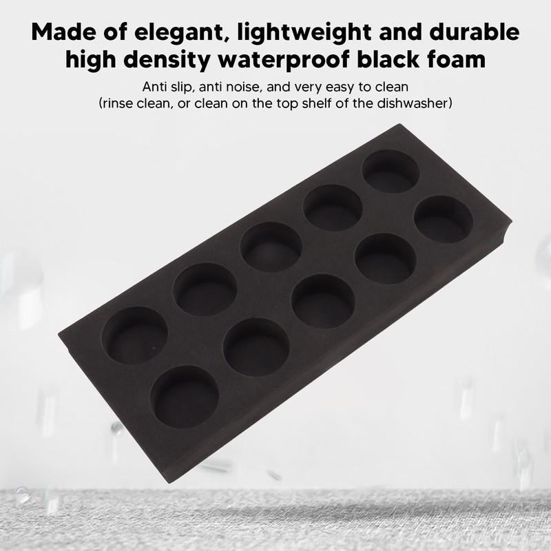 Black Coffee Pod Holder EVA Coffee Capsule Storage Container for