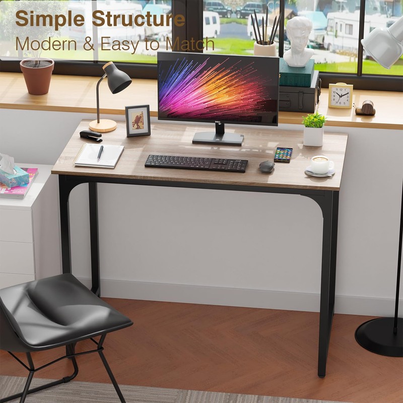 FDW 39 inches Computer Desk, Modern Simple Style Desk for