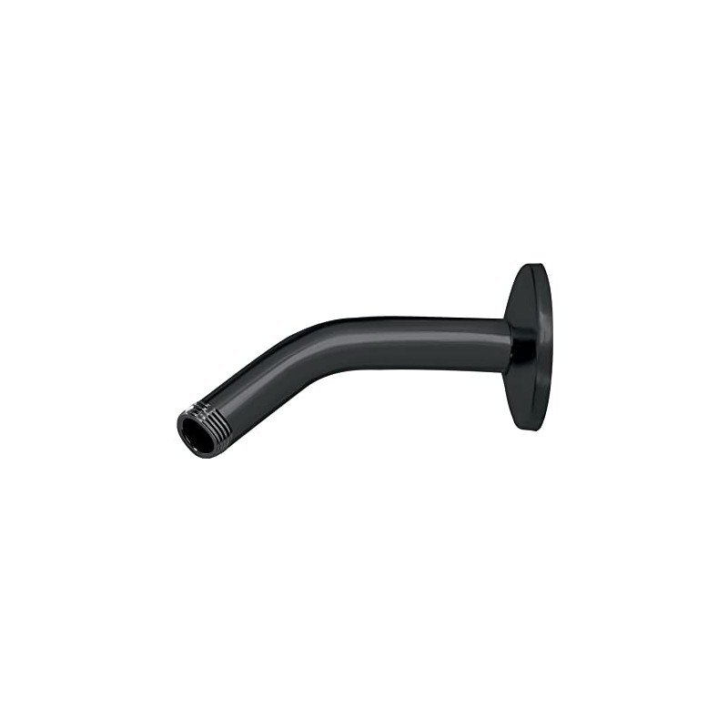 Foset Aqua BCH-500M Brazo corto con chapetón para regadera, negro