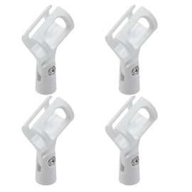 Tighall 4 Pcs Microphone Clips, Knob Adjustable 180 Degrees Mic Clip Holder