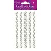 Oaktree Crafts Eleganza Wave Strips, Diamond/Pearl