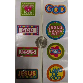Oriental Trading God Is Love Jesus Loves Me Lamb Of God Sticker Set Of 8