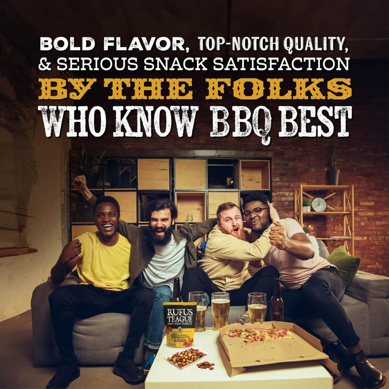 Rufus Teague BBQ Nut Variety Pack – Smoky, Sweet &