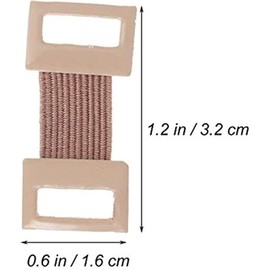 15Pcs Brown Elastic Bandage Clips Bandage Wrap Clips Stretch Metal Clips, Replaceable Wrap Clips for Various Types Bandages Bandaging Supplies