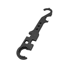 AR-15/M4 Armorer's Wrench, Multi-Purpose Steel Tool for Barrel Nut Removal, Stock Installation, and Tactical Maintenance, 31cm Airsoft Tools for and Hunting