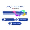 Allegro Combs 420 Hair Stylist and Barbers Set Peines de