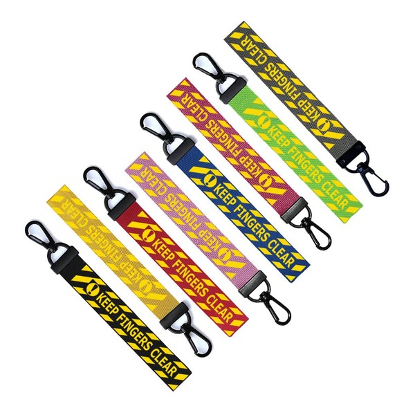 Inking House keep fingers clear tag Luggage Tag Zipper Pull