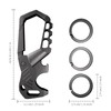 VIYOUVI Heavy Duty Keychain,Car Key Keychains,Bottle Opener Carabiner,Stylish Family Keychain
