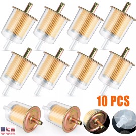 TSUINZ 10PCS 5/16” Fuel Filter Industrial High Performance Inline Gas Fuel Line New