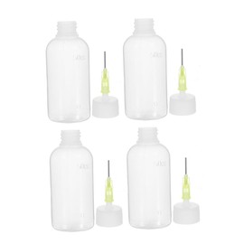 ULTECHNOVO 4pcs Precision Glue Bottles Squeeze Applicator for DIY Paint Craft Quilling Accessories Reusable High Temperature Design Fine Control for Detailed Projects