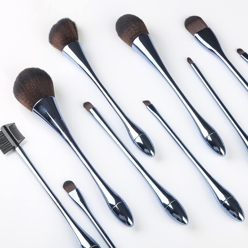 Makeup Brushes Set 10 Pieces Professional Makeup Brushes Synthetic Foundation
