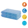 Lavea Bath Towels Set of 2, 60 x 120 cm,
