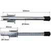 SKIR'CO (1 Piece) Spring Loaded Door Stop 300mm Length Kick