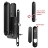 Betensh Pocket Door Lock Hardware with Pull Invisible Sliding Door