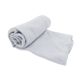 CB Home & Style Fleece Blanket 130 x 170 cm Cuddly Blanket (Light Grey)