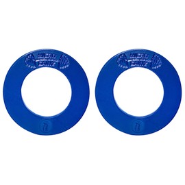 Micro Gainz Multi-Color Calibrated Fractional Weight Plates Set of 2 Pieces, Choose Set (.25LB-1LB), Designed for Olympic Barbell Weights for Strength Training, Made in USA (Blue .75 lb)