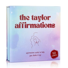 Taylor Gifts for Girls Birthday Gift | Affirmations - 50 PCS Taylor Cards | Taylor Themed Gifts, Taylor Gift Merch for Game Nights, Unique Gifts, Birthday Party Favors for Girls Women