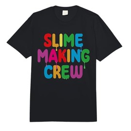 Slime Making Crew Slime Birthday Party Comfort Colors Adult Heavyweight T-Shirt