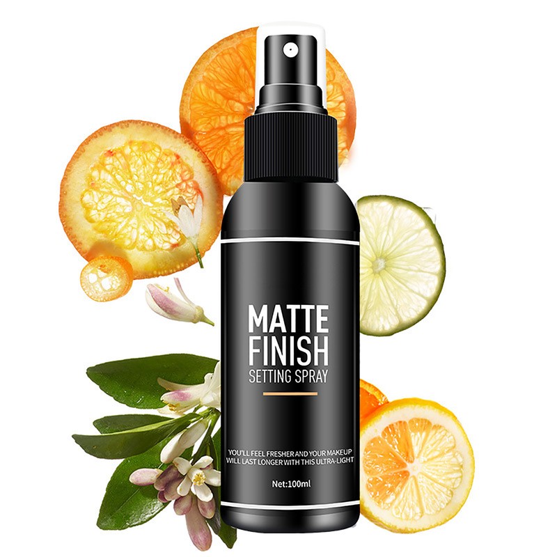 Matte Finish Makeup Spray Long Lasting Gentle Moisturizing Makeup Finish