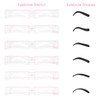 Reusable Eyebrow Stencils, 12 PCS Soft Washable Eyebrow Templates with