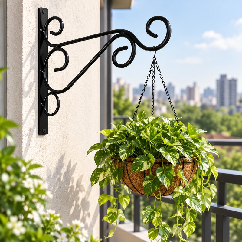 Iron Wall Plant Hanger Hooks for Hanging Flower Pots –