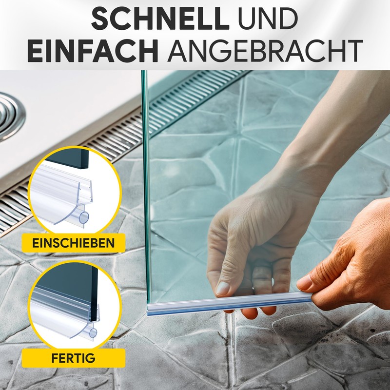 Shower Seal PVC Replacement Seal Shower Bathroom Type 18 200
