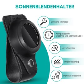 COCASES Sun Visor Holder Compatible with Ooono Co-Driver No1, Anti-Deformable OOono Holder Suitable for OOono Flash Warning Car 2023