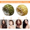 3 Piezas - Gorras para Baño, Reutilizable Gorros para Regadera,