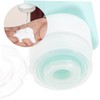 Baluue 4pcs Travel Refillable Toiletry Bottles Leak Travel Shampoo Containers